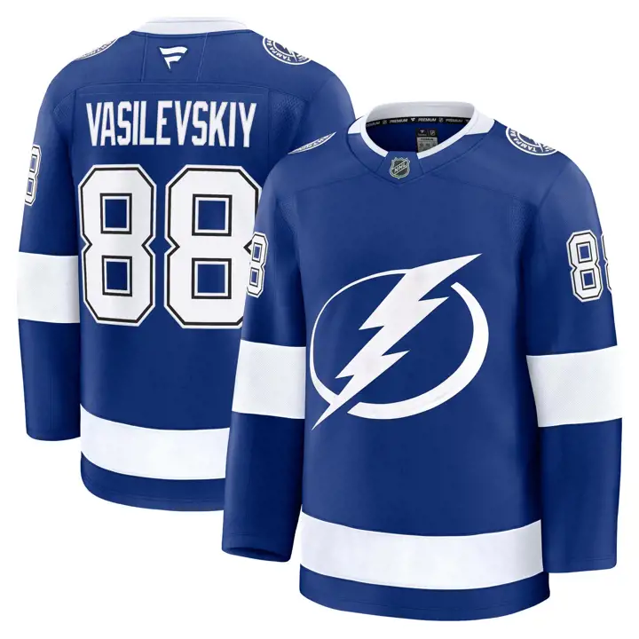 Maillot Premium de joueur de la LNH Tampa Bay Lightning Andrei Vasilevskiy