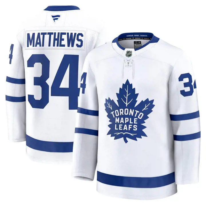 Maillot de joueur premium LNH des Maple Leafs de Toronto BLANC