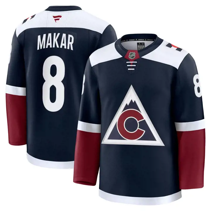 Maillot alternatif haut de gamme Colorado Avalanche LNH Cale Makar