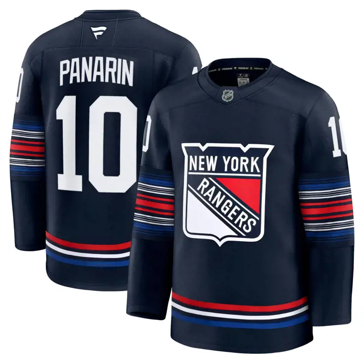 Maillot alternatif de joueur premium New York Rangers NHL bleu marine