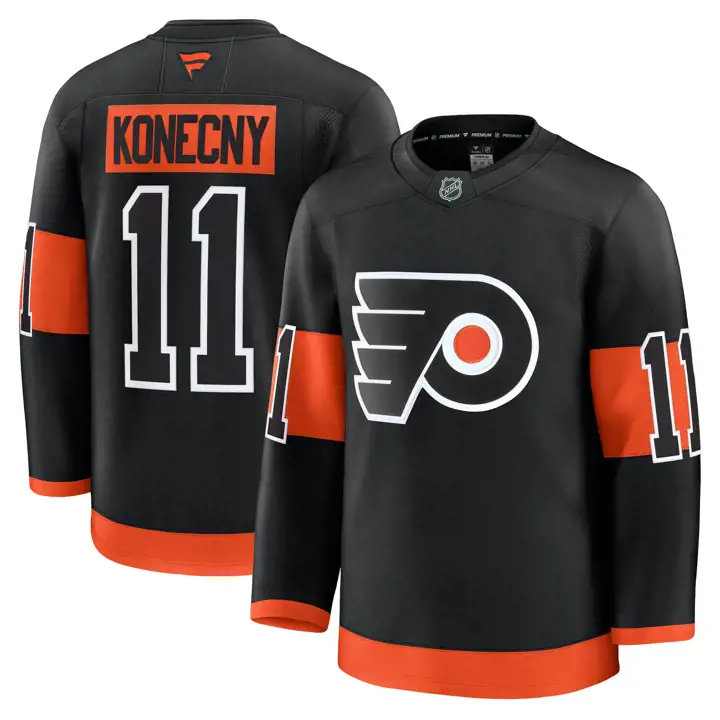 Maillot Premium Philadelphia Flyers LNH Joueur Alt Noir
