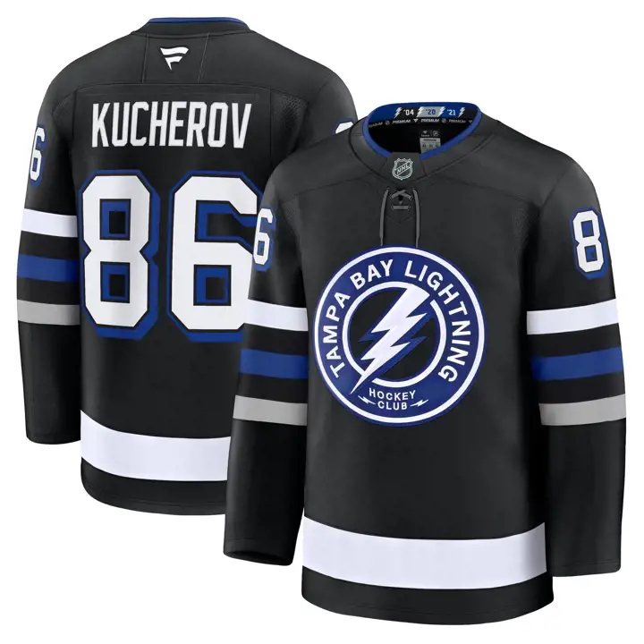 Maillot Alt de joueur NHL Premium Nikita Kucherov des Tampa Bay Lightning