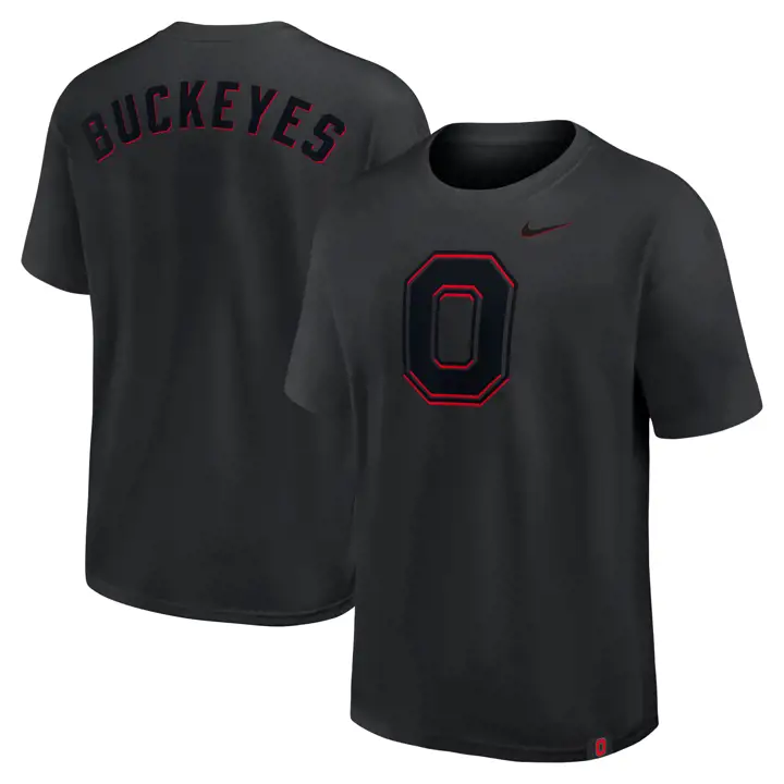 T-SHIRT NCAA MAX 90 SS OHIO STATE BUCKEYES 24 BLK