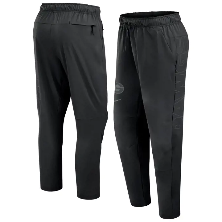 GEORGIA BULLDOGS NCAA PERFORMANCE DRIFIT PANTALON DE JOGGING TISSÉ 24 NOIR