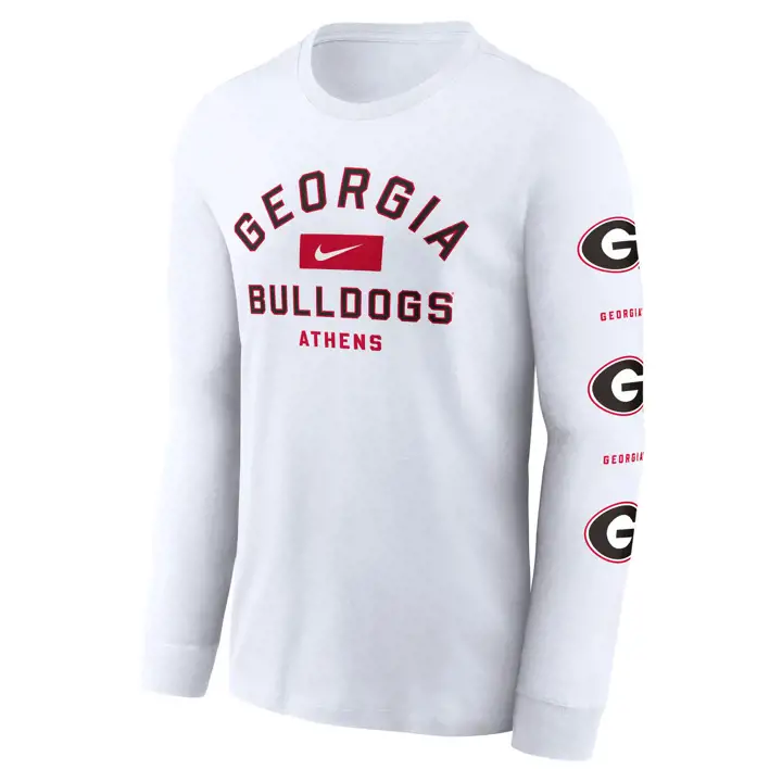 GEORGIA BULLDOGS NCAA COTTON CLASSIC LOCATION T-SHIRT MANCHES LONGUES 24