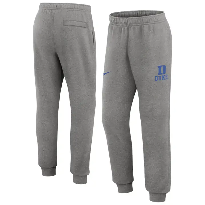 DUKE BLUE DEVILS NCAA CLUB MOLLETON JOGGER 24 GRIS FONCÉ