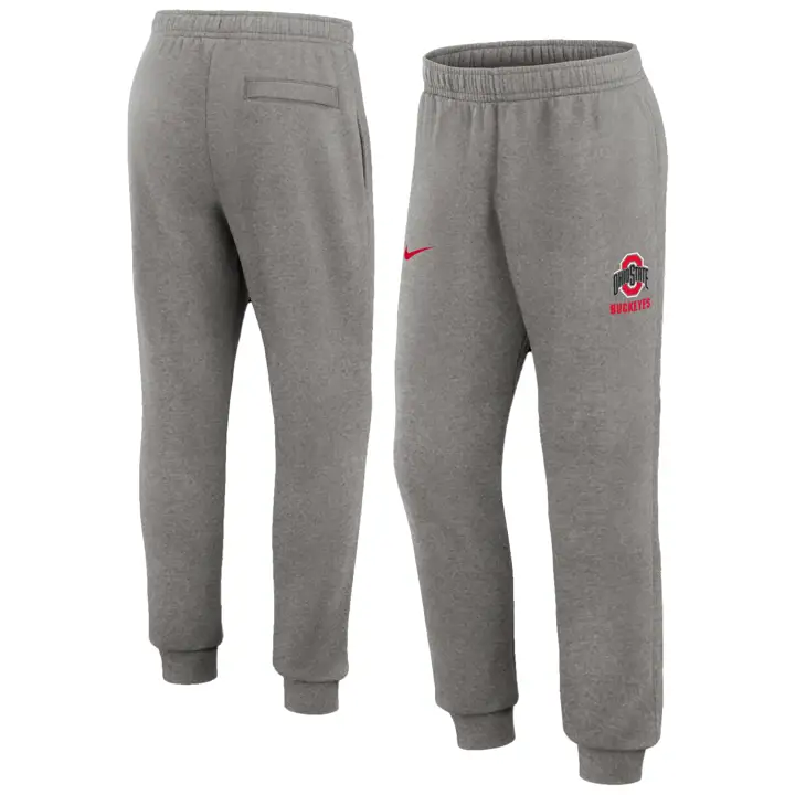 OHIO STATE BUCKEYES NCAA CLUB MOLLETON JOGGING 24 GRIS FONCÉ