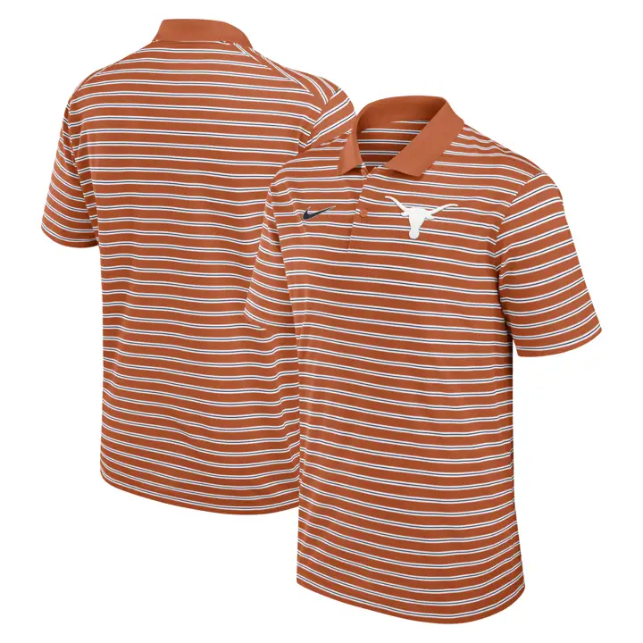 POLO RAYÉ TEXAN PRIMETIME DE LA NCAA LONGHORNS 24 ORG/WHT