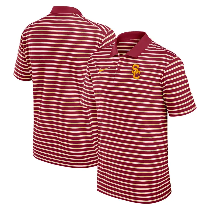 POLO USC TROJANS NCAA RAYÉ PRIMETIME 24 CRIM/BLC