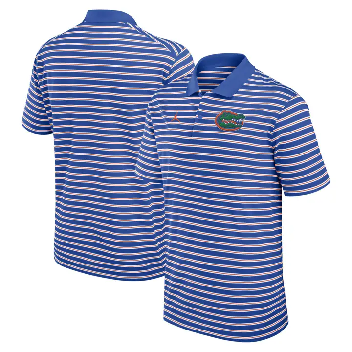 POLO RAYÉ NCAA PRIMETIME FLORIDA GATORS 24 BLEU ROI/BLANC