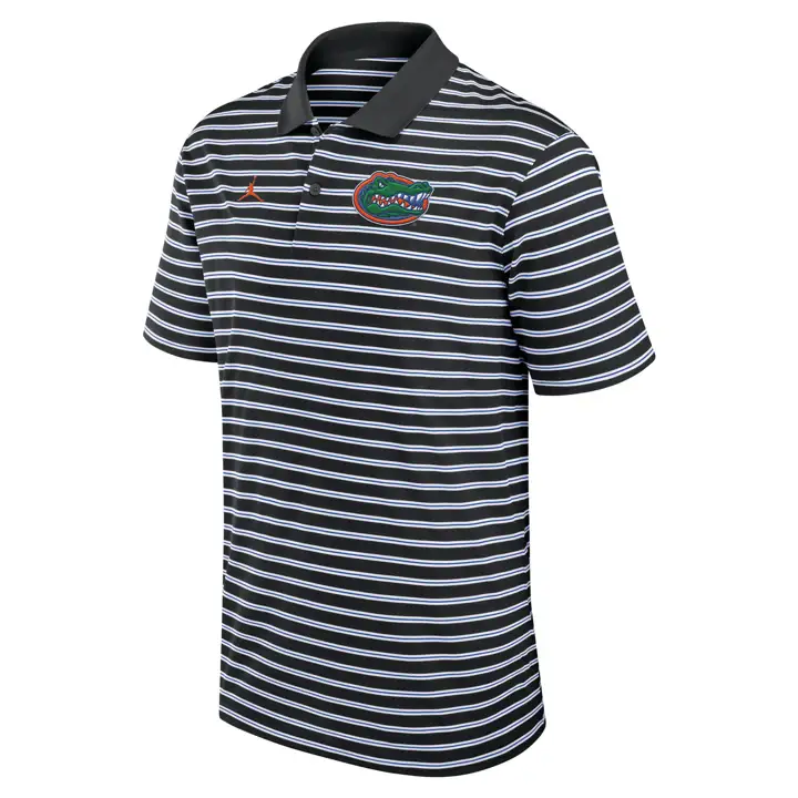 POLO RAYÉ "PRIMETIME" NCAA DES FLORIDA GATORS 24 NOIR/BLANC