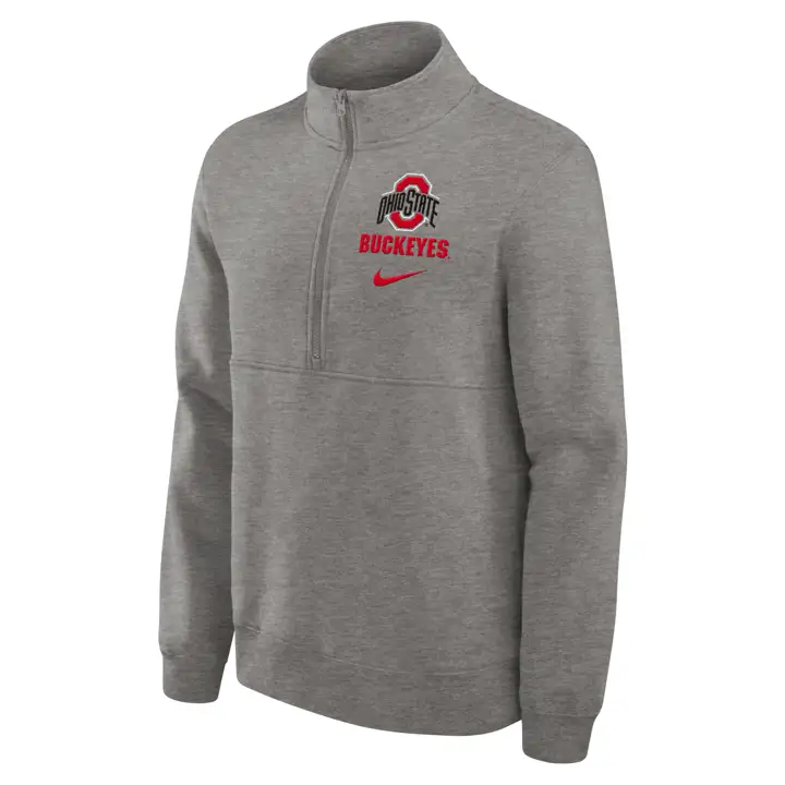 OHIO STATE BUCKEYES NCAA Club Fleece chandail demi-zippé 24 DKG