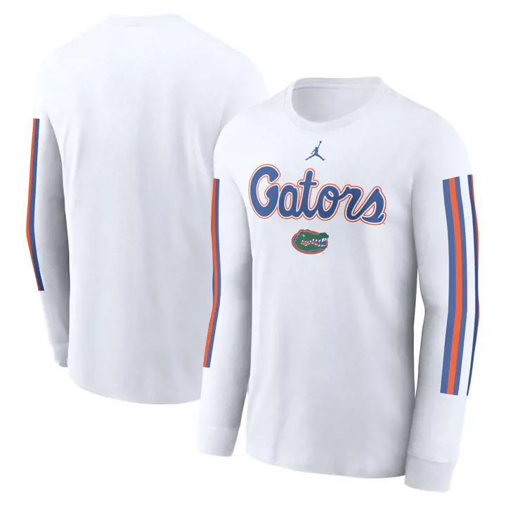 T-SHIRT MANCHES LONGUES BLANC 24 AVEC SLOGAN « ESPRIT » NCAA FLORIDA GATORS
