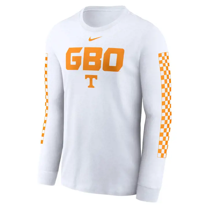 T-SHIRT MANCHES LONGUES BLANC TENNESSEE VOLUNTEERS NCAA ESPRIT SLOGAN 24