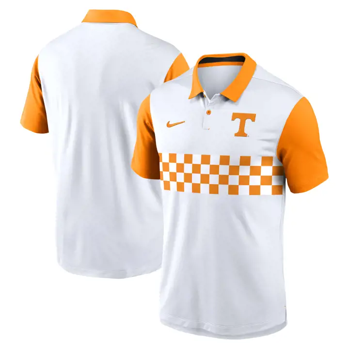POLO NIKE VAPOR TENNESSEE VOLUNTEERS NCAA PRIMETIME BLANC/ORANGE