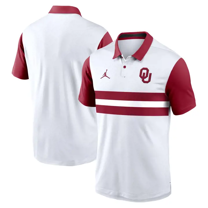 OKLAHOMA SOONERS NCAA POLO VAPOR PRIMETIME 24 BLA/CRAM