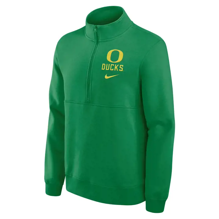 OREGON DUCKS NCAA Club Polaire 1/2 Zip Pull 24 GRN