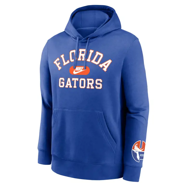 FLORIDA GATORS NCAA LEGACY FOUNDATION CLUB HOODIE MOLLETON