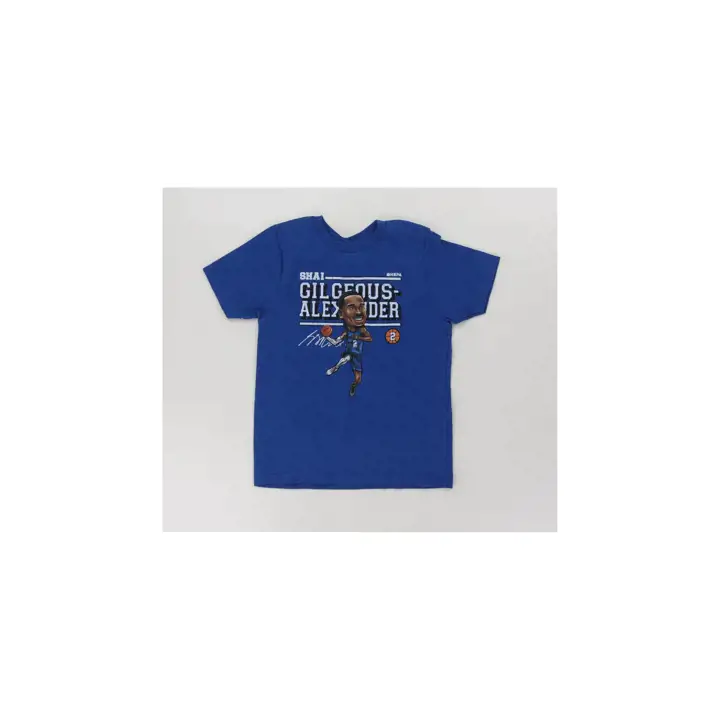 T-shirt Enfant NBA OKC Thunder Cartoon Shai Gilgeous-Alexander