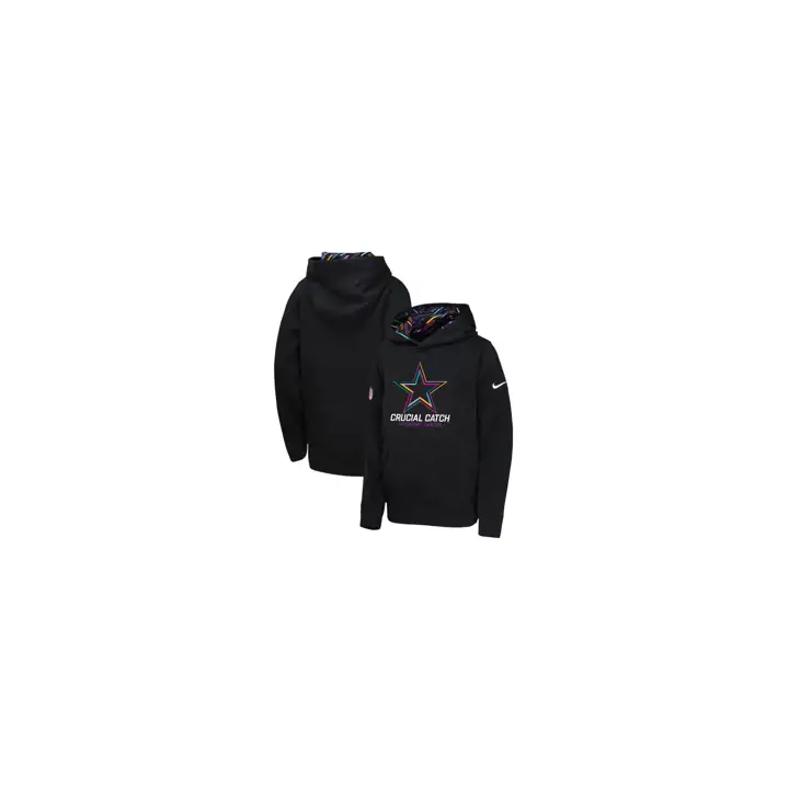 Dallas Cowboys NFL Nike Crucial Catch Sweat à capuche 24 Noir
