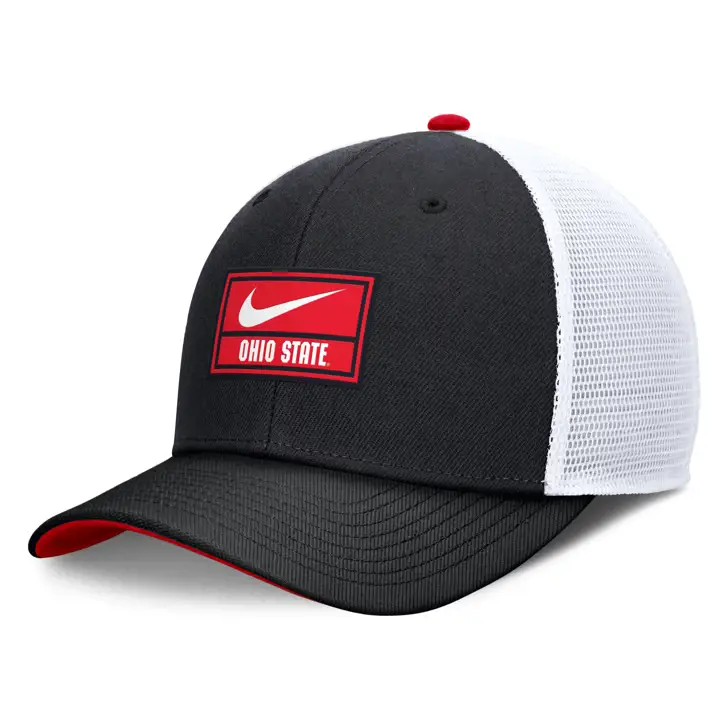Ohio State Buckeyes 24 NCAA NK Sideline Trucker NOIR/BLANC