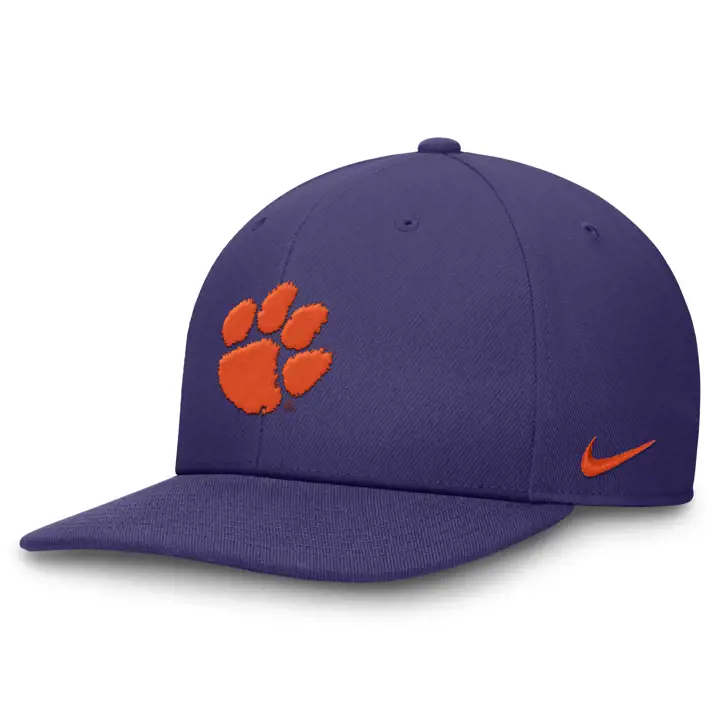 Clemson Tigers 24 NCAA NK Sideline Snap PUR