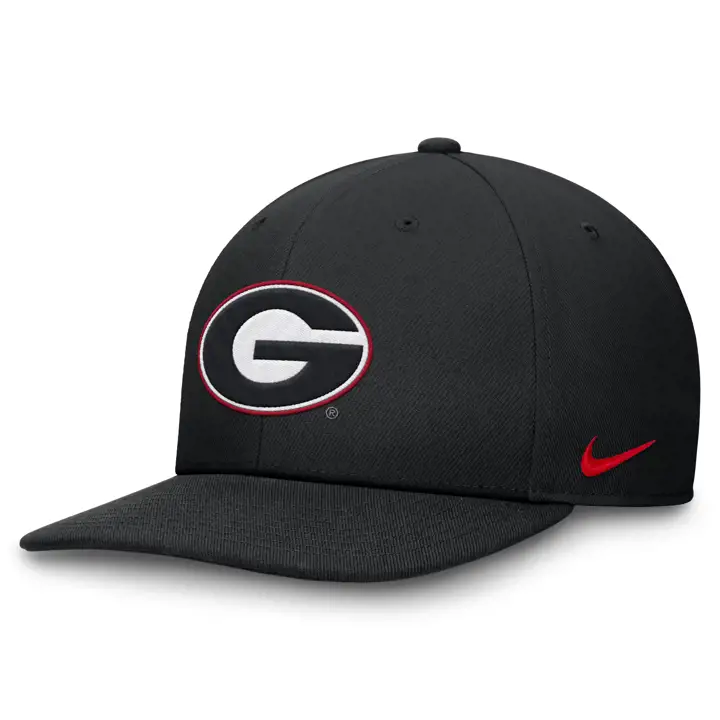 Georgia Bulldogs 24 NCAA NK Sideline Snap BLK
