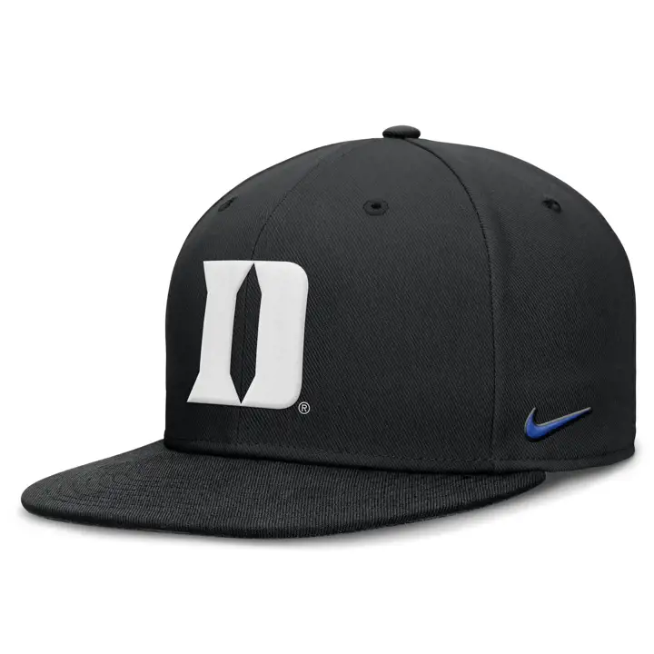 Casquette ajustée Duke Blue Devils 24 NCAA NK Sideline noire