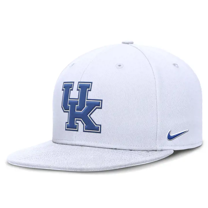 Kentucky Wildcats 24 NCAA NK Sideline Fitted BLANC