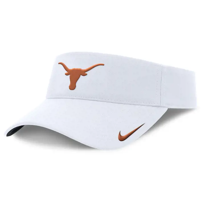 Texas Longhorns 24 NCAA NK Visière de bord de terrain WHT