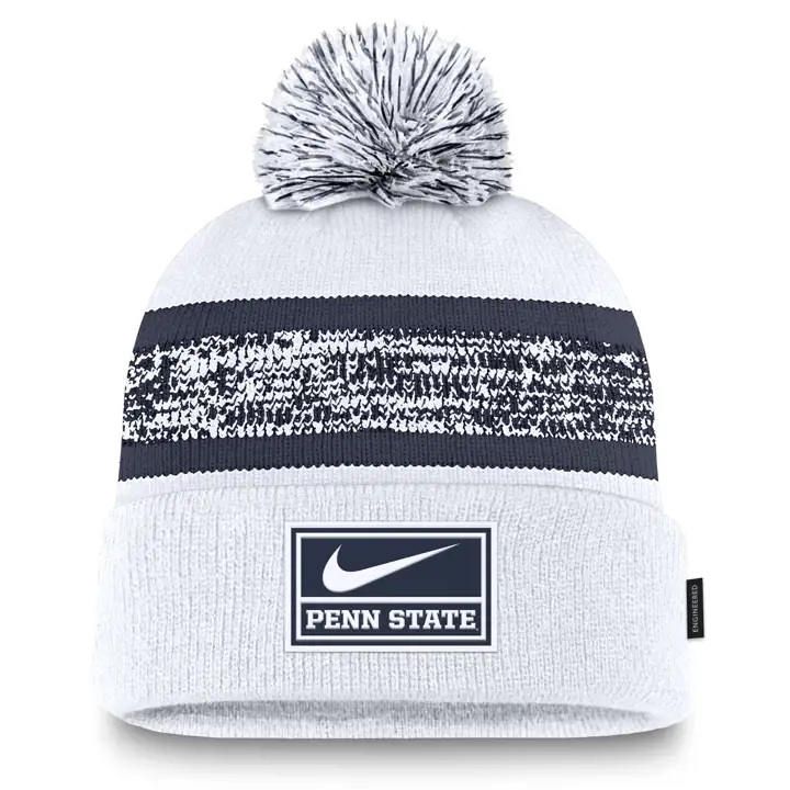 Penn State Nittany Lions NCAA NK Peak Sideline Pom Knit Bonnet 24