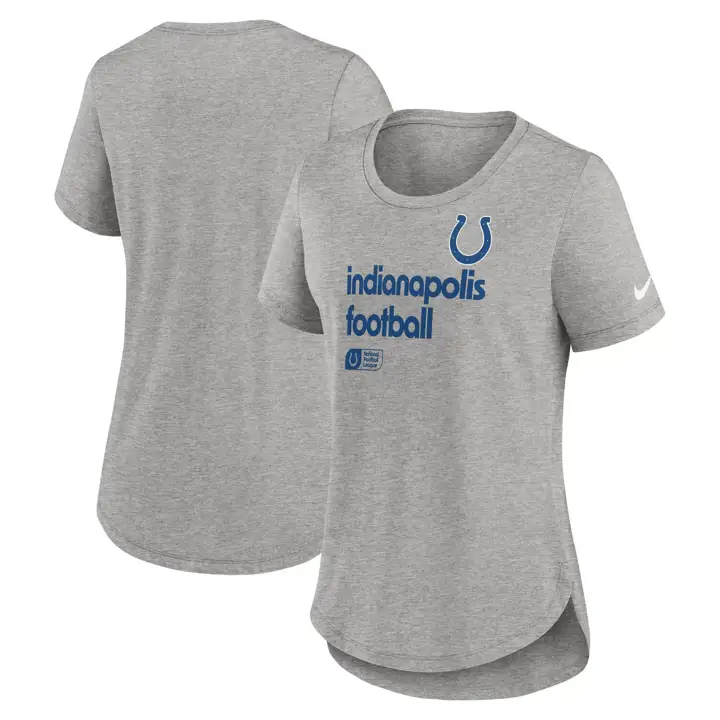 Indianapolis Colts NFL T-shirt femme Nike en tissu mélangé manches courtes 24 GRFONCÉ