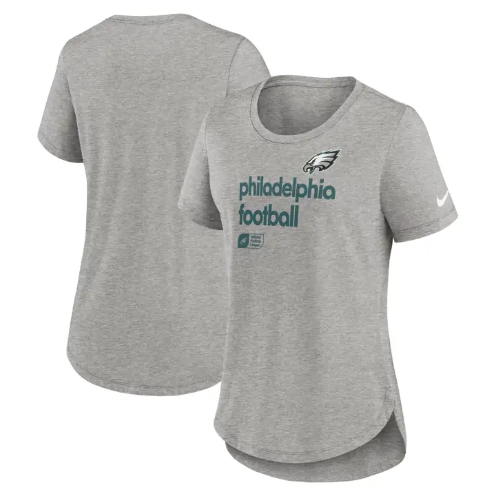 T-shirt Nike Triblend NFL Philadelphia Eagles pour femme 24 DKGR