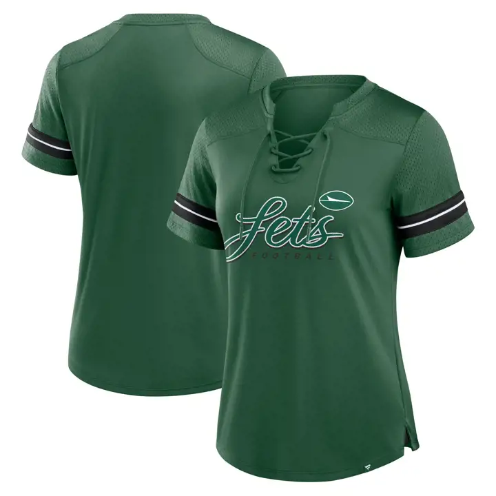 Haut de maillot NFL Athena pour femme des New York Jets 24 GRN