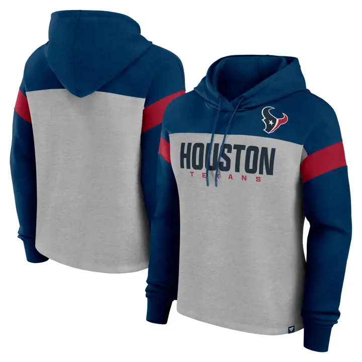 Sweat à capuche Femme NFL Houston Texans Bold Play Call 24 MARINE