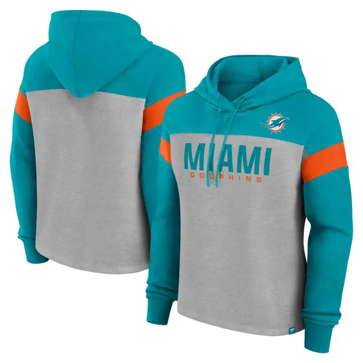 Miami Dolphins NFL Sweat à capuche femme "Bold Play Call" 24 AQ