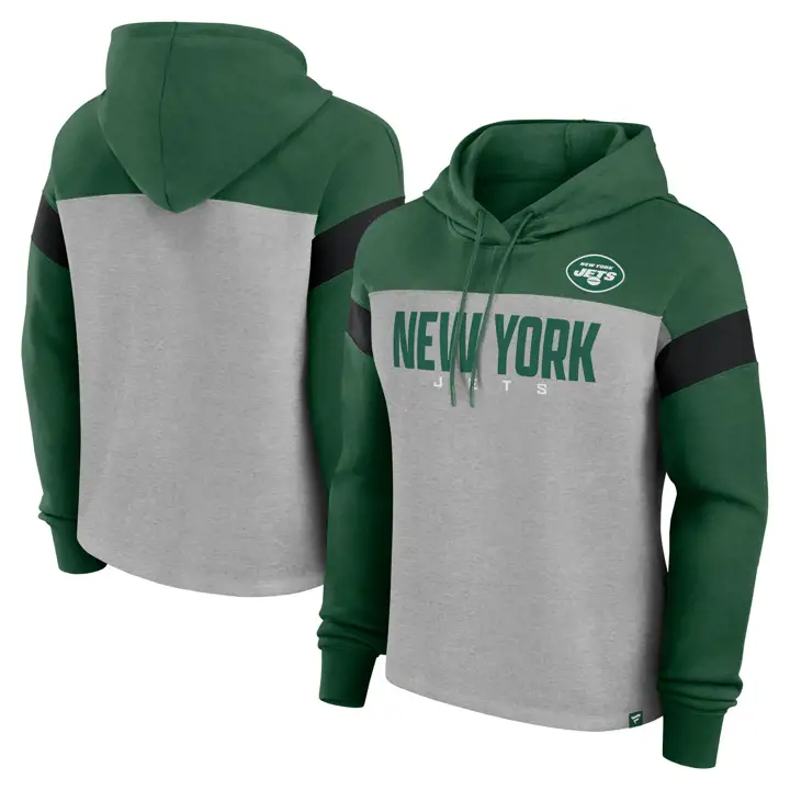 Sweat à capuche pour femme New York Jets NFL Bold Play Call 24 GRN