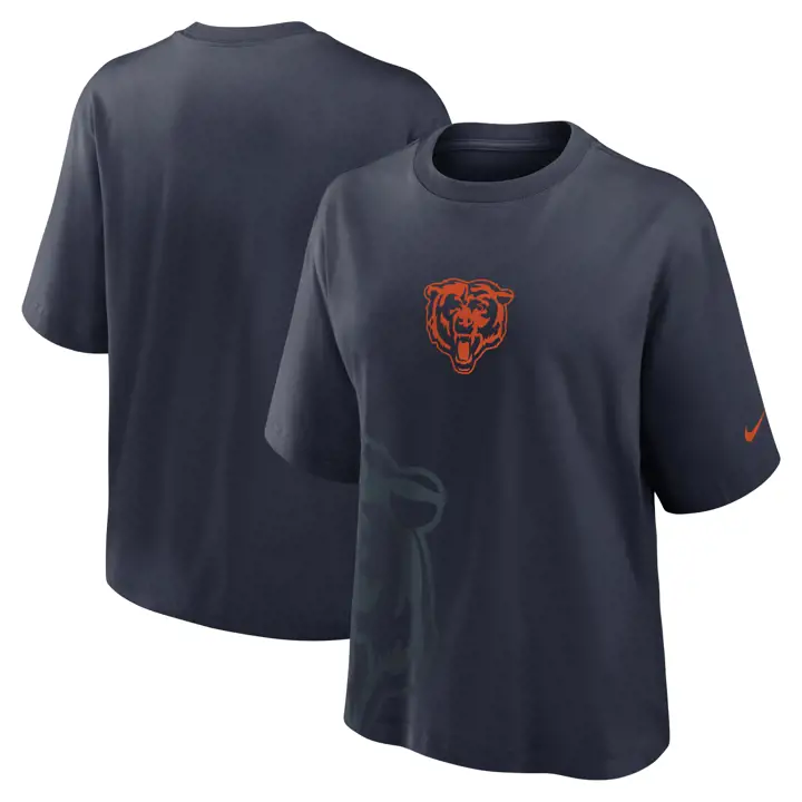 T-shirt ample essentiel Nike NFL Chicago Bears pour femme 24 BLEU