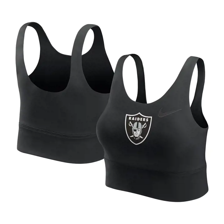 Soutien-gorge de sport Edge Alate Nike Las Vegas Raiders NFL pour femme 24