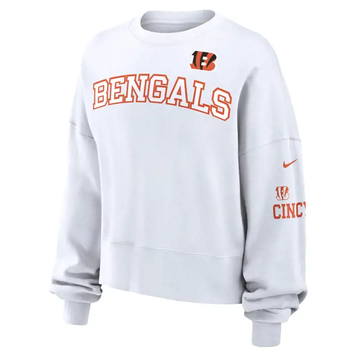 Cincinnati Bengals NFL Sweat-shirt Oversized Col Rond Nike Femme 24 BLN