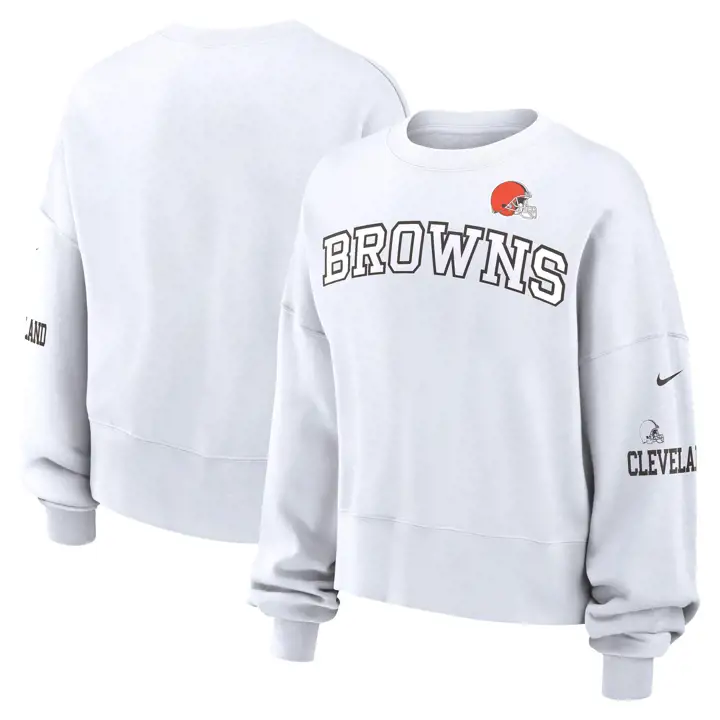 Cleveland Browns NFL Pull Femme Nike Oversize 24 BLN