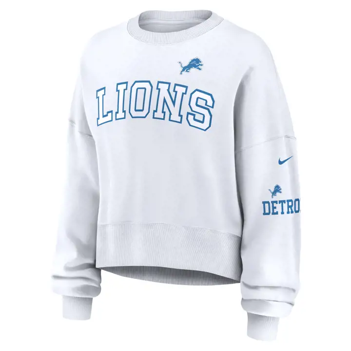 Detroit Lions NFL Crew oversized Nike Femme 24 BLA
