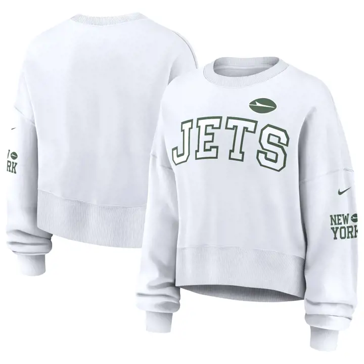 New York Jets NFL Femme Nike Oversized Col Rond 24 BLN