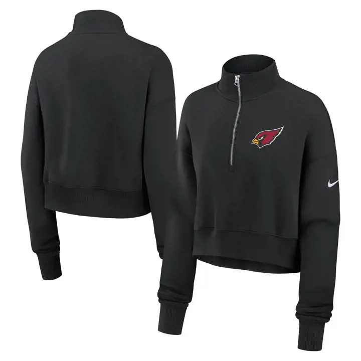 Arizona Cardinals NFL Femme Quart de Zip Rewind 24 Noir