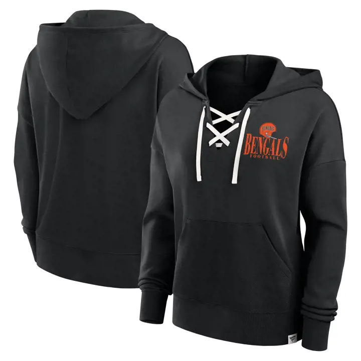 Sweat à capuche NFL Cincinnati Bengals Blitz pour femme 24 BLK