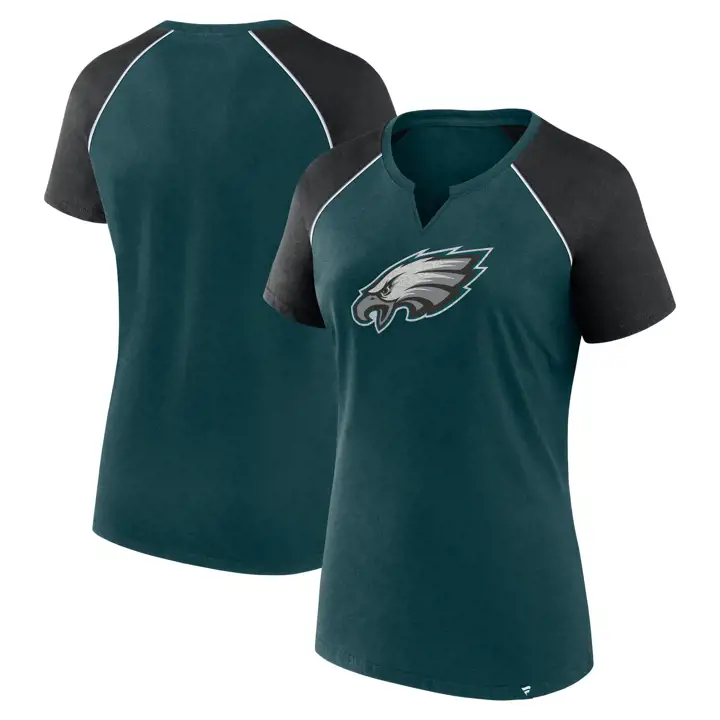 T-shirt NFL Philadelphia Eagles scintillant à logo primaire pour femme