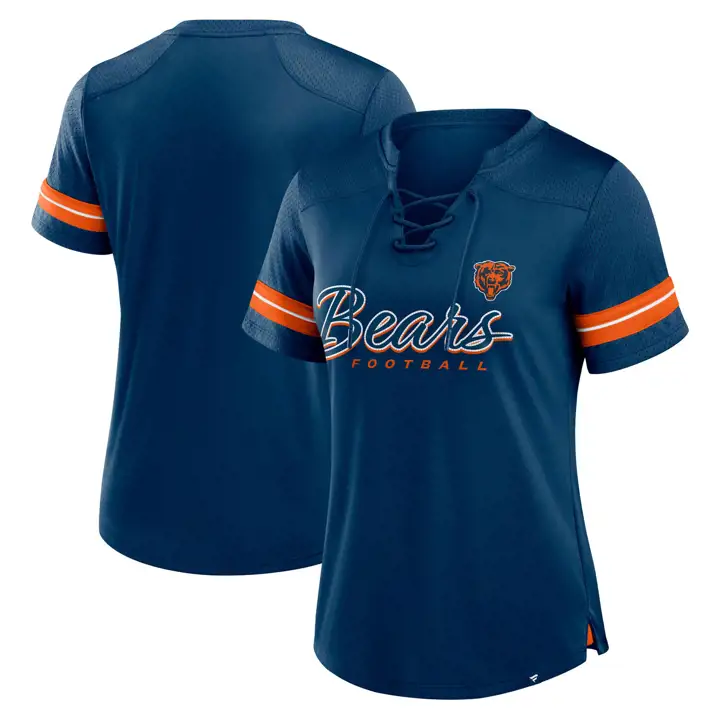 Haut de maillot NFL Athena pour femme Chicago Bears 24 BLEU MARINE