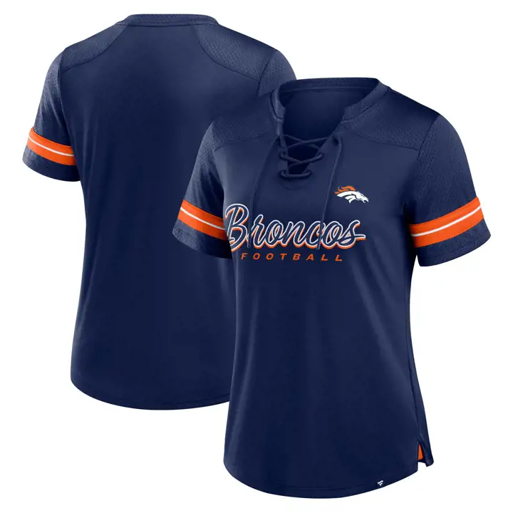 Haut de maillot NFL Denver Broncos Athena pour femme 24 BLEU MARINE