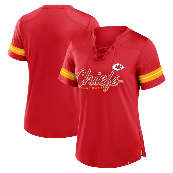 Haut de maillot de la NFL pour femme Kansas City Chiefs Athena 24 ROUGE