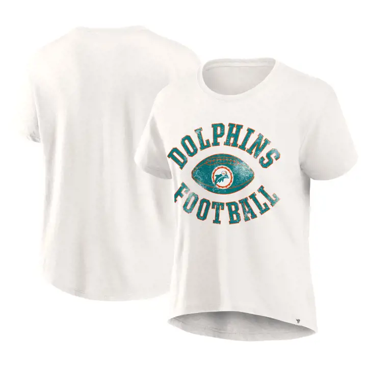 T-shirt Miami Dolphins NFL Femme Football Domicile Manches Courtes 24 IVO